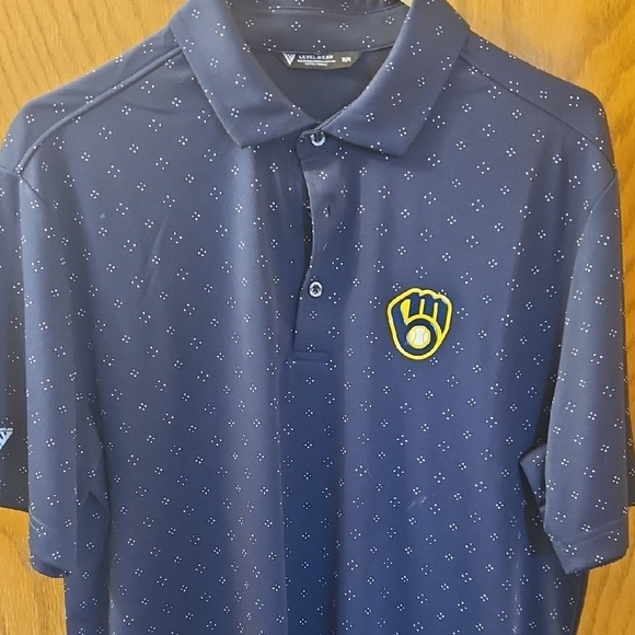 Men's Navy Blue Polo Shirt - Picture 1 of 2